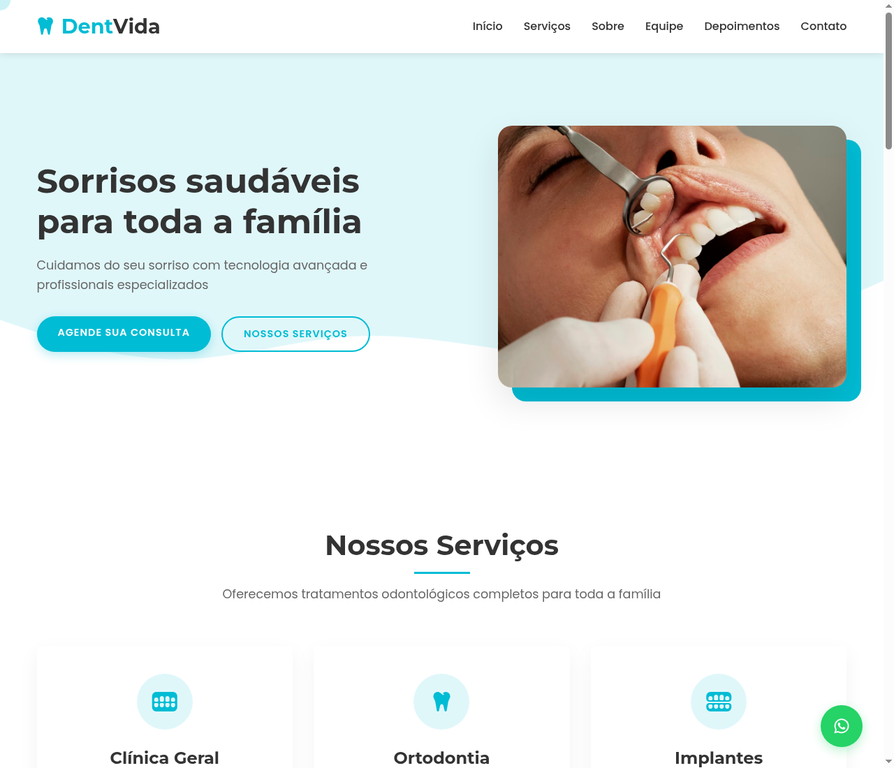 Site odontologia